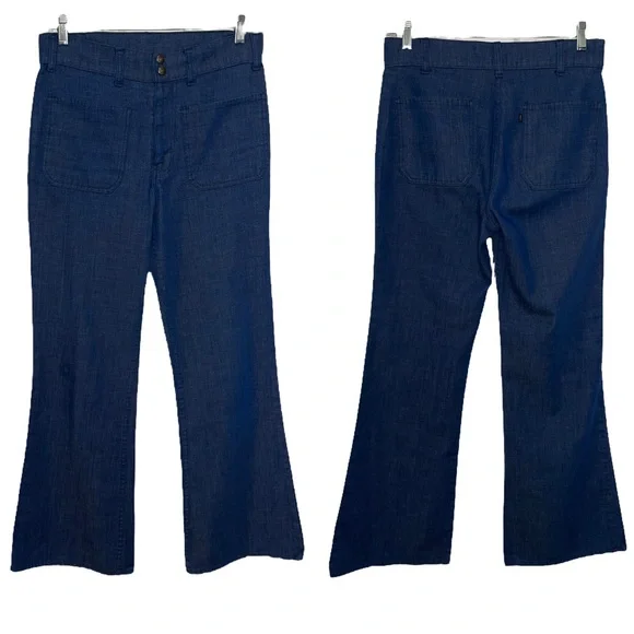 RARE 70s Vintage Levi’s “Carrot Tab” Bell Bottoms | Fresh Produce Line - Picture 10 of 16